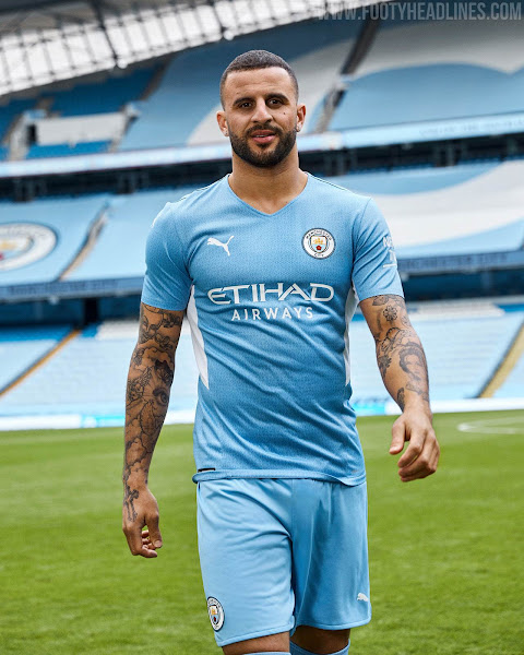 Manchester City 21-22 Home Kit Released - Footy Headlines